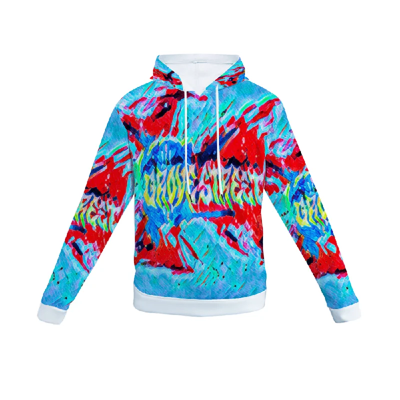 Customizable Unisex All Over Print Plush Hoodies with Pockets