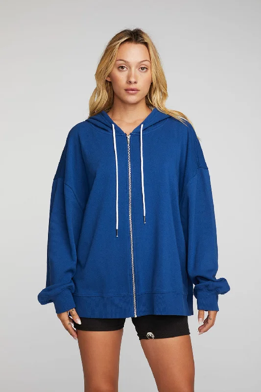 Cotton Fleece Zip Up Hoodie