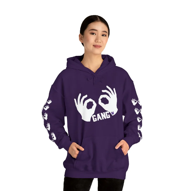 Unisex Heavy Blend™ Hooded Sweatshirt - Griddy Gang + Hands (Sleeves)