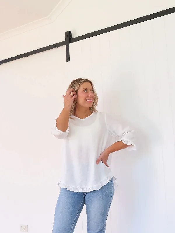 Georgie Blouse - White