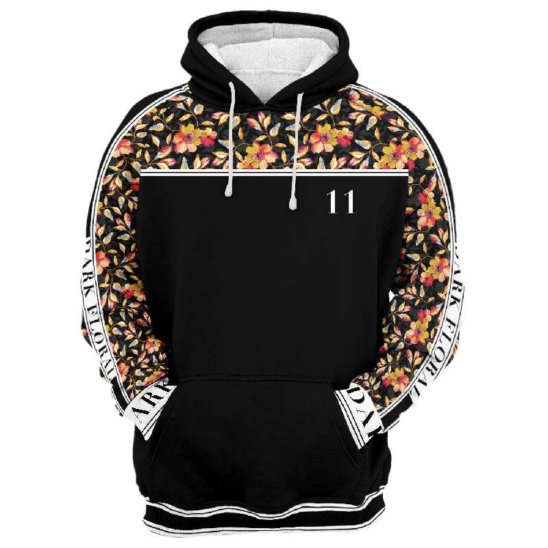 Golden Floral Hoodie