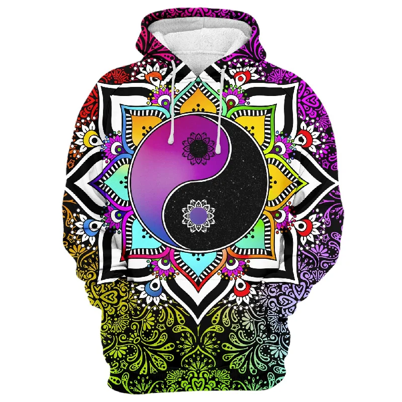 Purple Yin Yang Hoodie