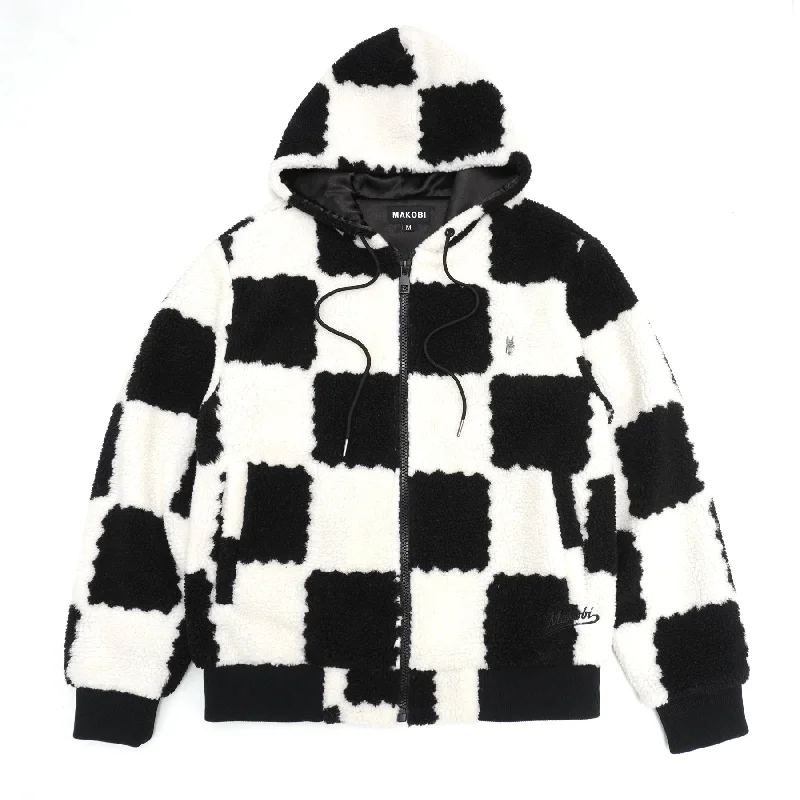 M5523 Agatino Sherpa Hoodie - Black