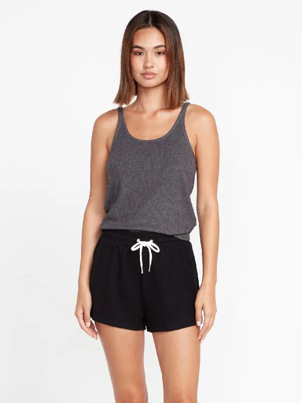 Lived in Lounge Fleece Shorts - Black