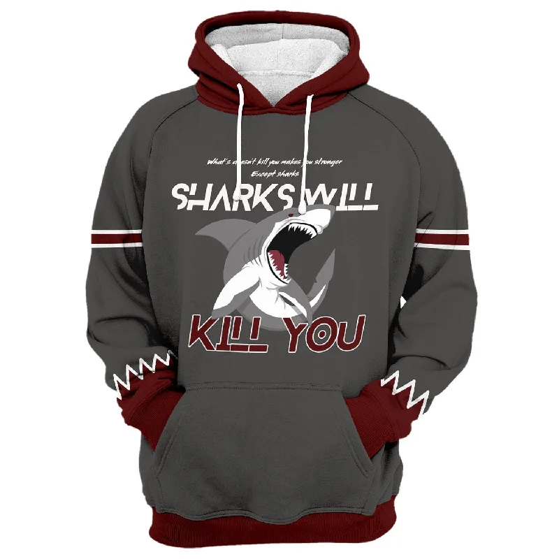 Except A Shark Hoodie