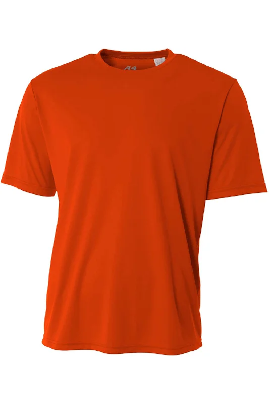 A4 Youth Performance Moisture Wicking Short Sleeve Crewneck T-Shirt - Athletic Orange