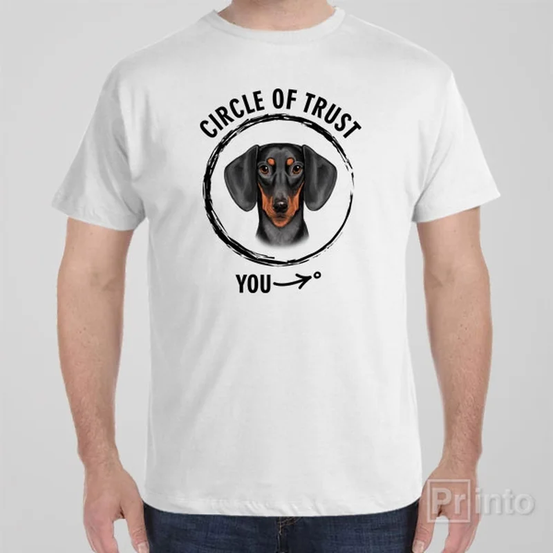 Circle of trust (Duchshund) - T-shirt