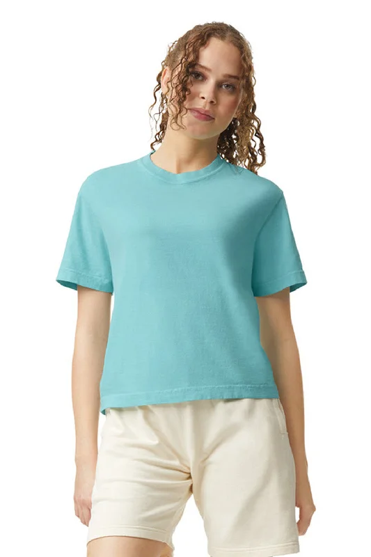 Comfort Colors Womens Short Sleeve Crewneck T-Shirt - Chalky Mint Green