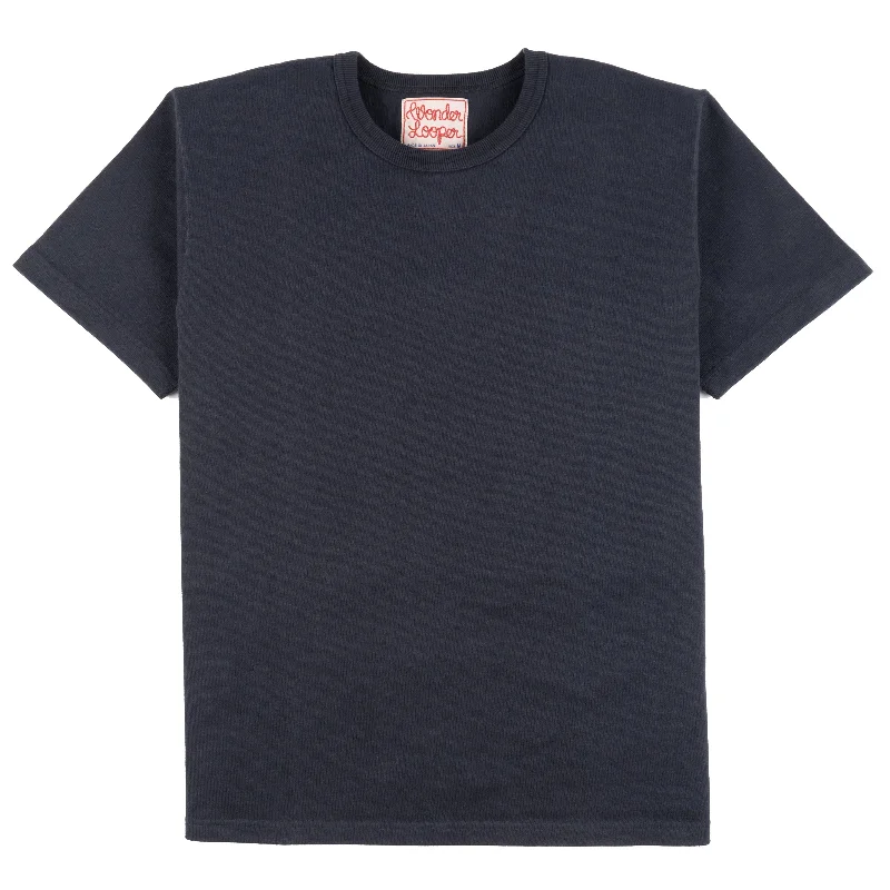 Crewneck T-shirt - Double Heavyweight - Navy