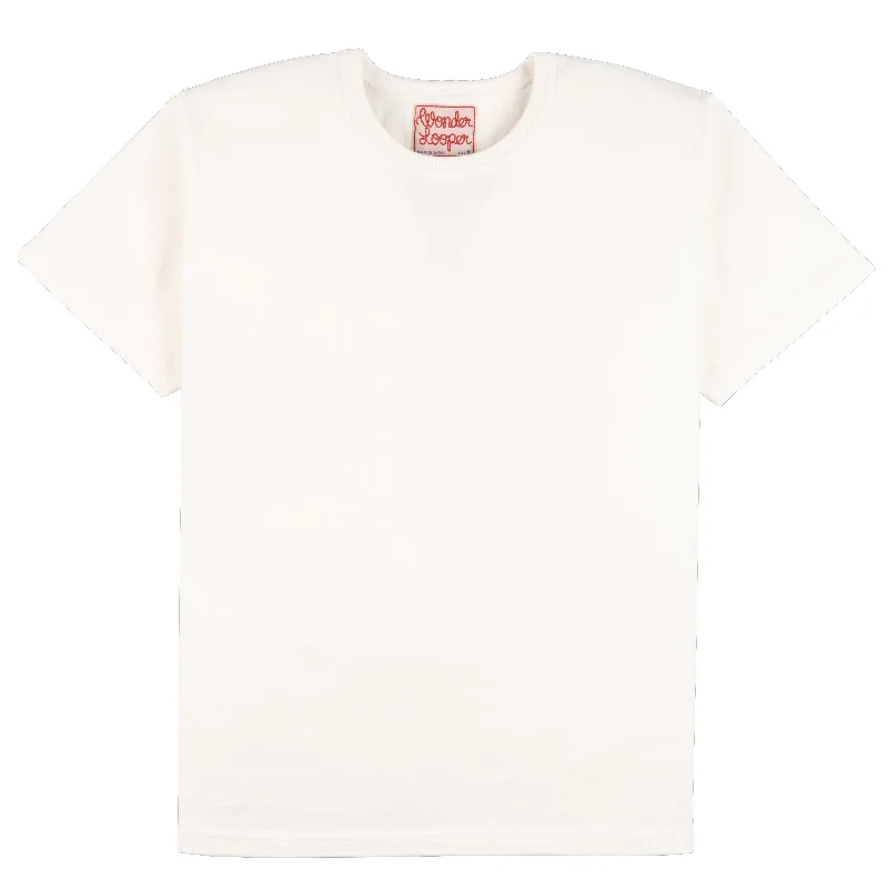 Crewneck T-shirt - Double Heavyweight - White