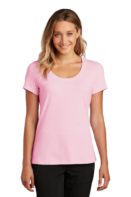 District Womens Flex Short Sleeve Scoop Neck T-Shirt - Lilac Pink