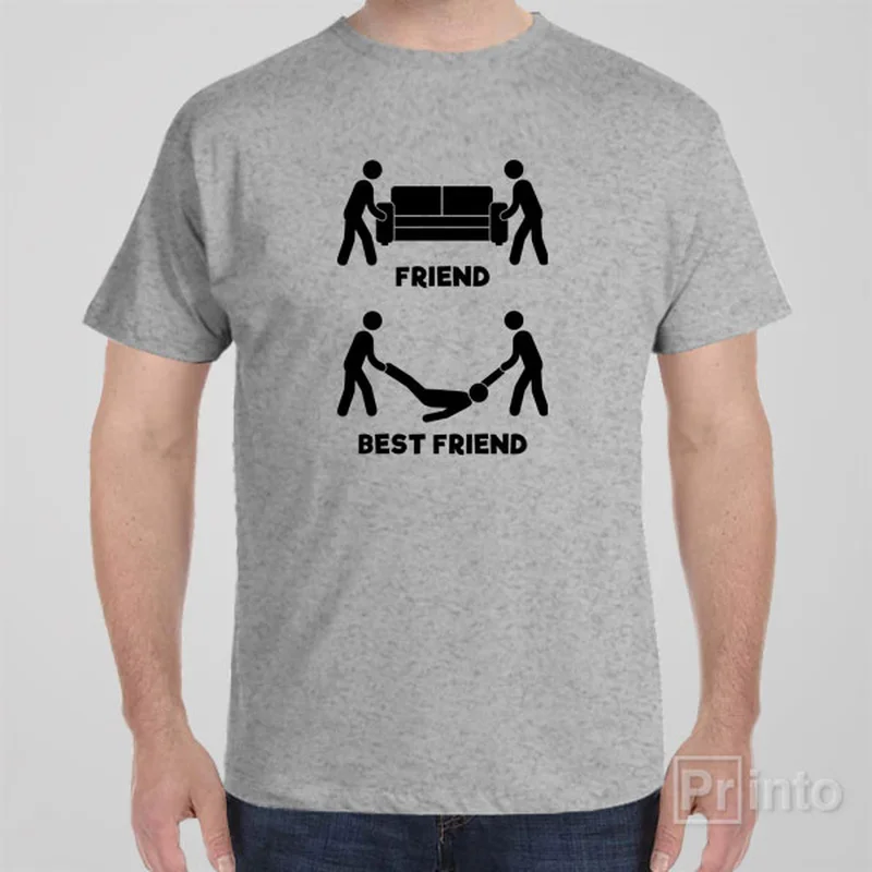 Friend vs Best friend - T-shirt