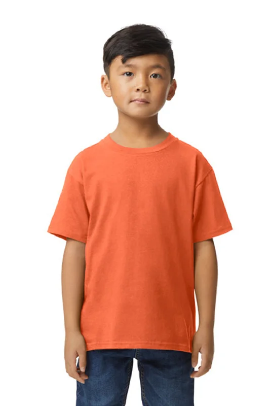 Gildan Youth Softstyle Short Sleeve Crewneck T-Shirt - Orange