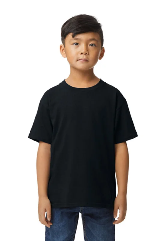 Gildan Youth Softstyle Short Sleeve Crewneck T-Shirt - Pitch Black