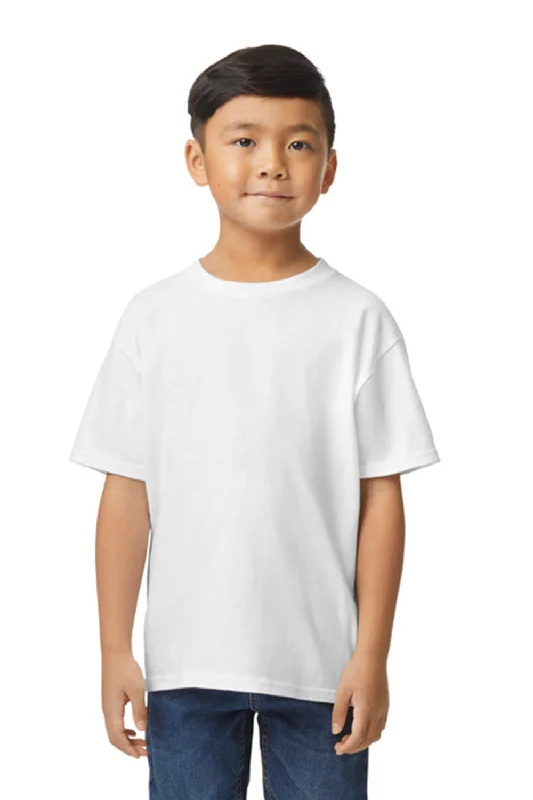 Gildan Youth Softstyle Short Sleeve Crewneck T-Shirt - White