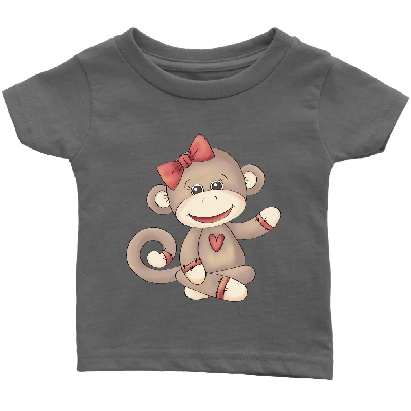 GIRL SOCK MONKEY Infant T-Shirt