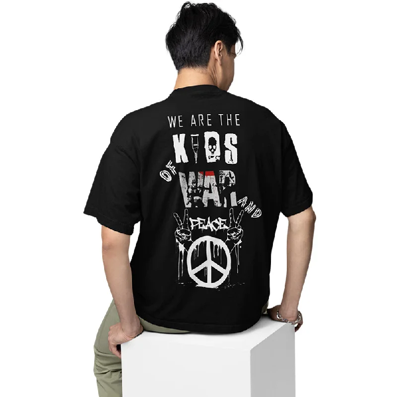 Green Day Oversized T shirt - Kids Of War And Peace