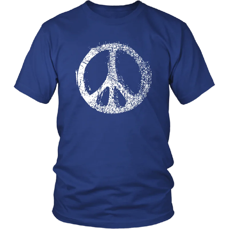 GRUNGE PEACE SIGN Unisex Short Sleeve T-Shirt