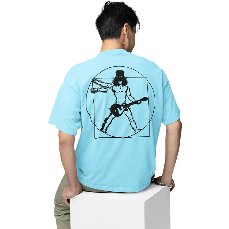 Guns N' Roses Oversized T shirt - The Vitruvian Guitar Man - Slash