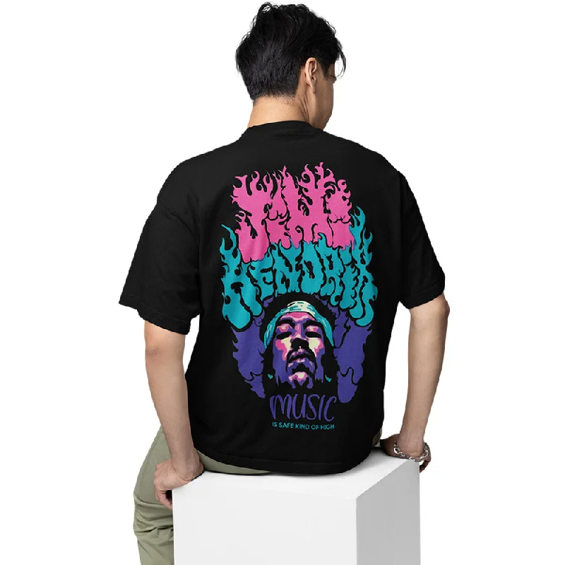 Jimi Hendrix Oversized T shirt - Safe Kind Of High