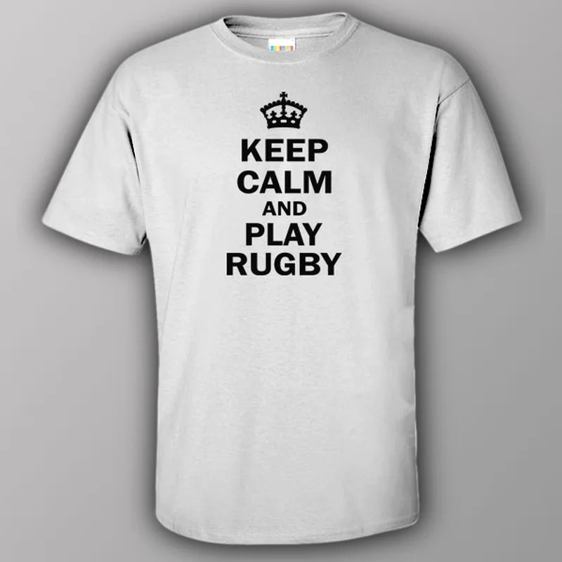 Keep calm and play rugby - T-shirt