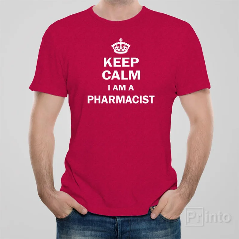 Keep calm I am a pharmacist - T-shirt