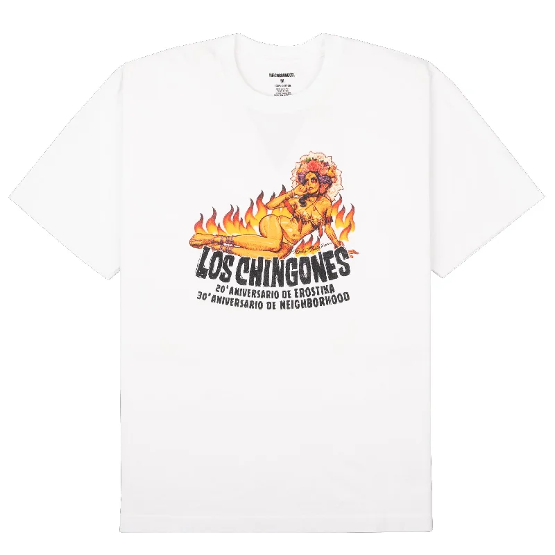 Neighborhood x Erostika Los Chingones Tee - Girl - White