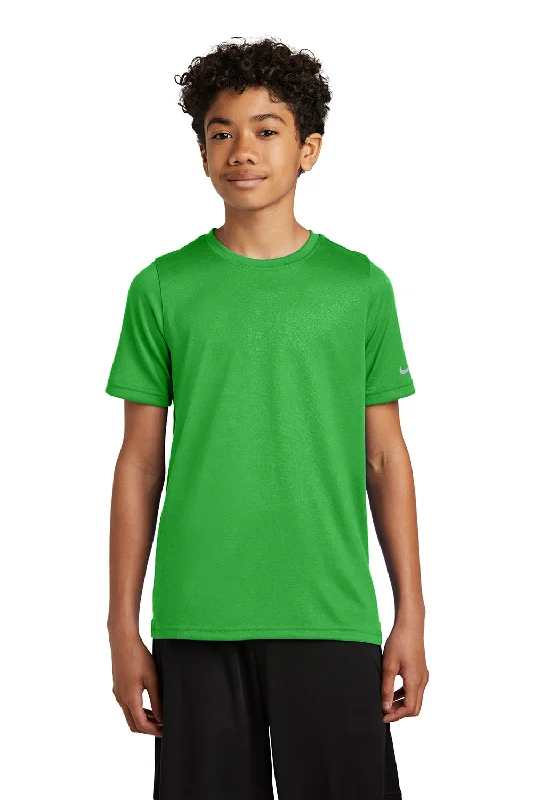 Nike Youth rLegend Dri-Fit Moisture Wicking Short Sleeve Crewneck T-Shirt - Apple Green