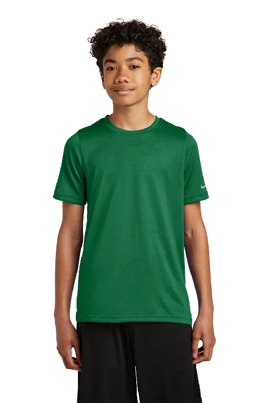 Nike Youth rLegend Dri-Fit Moisture Wicking Short Sleeve Crewneck T-Shirt - Gorge Green