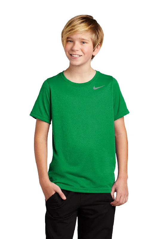 Nike Youth Team rLegend Dri-Fit Moisture Wicking Short Sleeve Crewneck T-Shirt - Apple Green