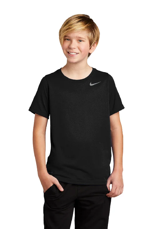 Nike Youth Team rLegend Dri-Fit Moisture Wicking Short Sleeve Crewneck T-Shirt - Black