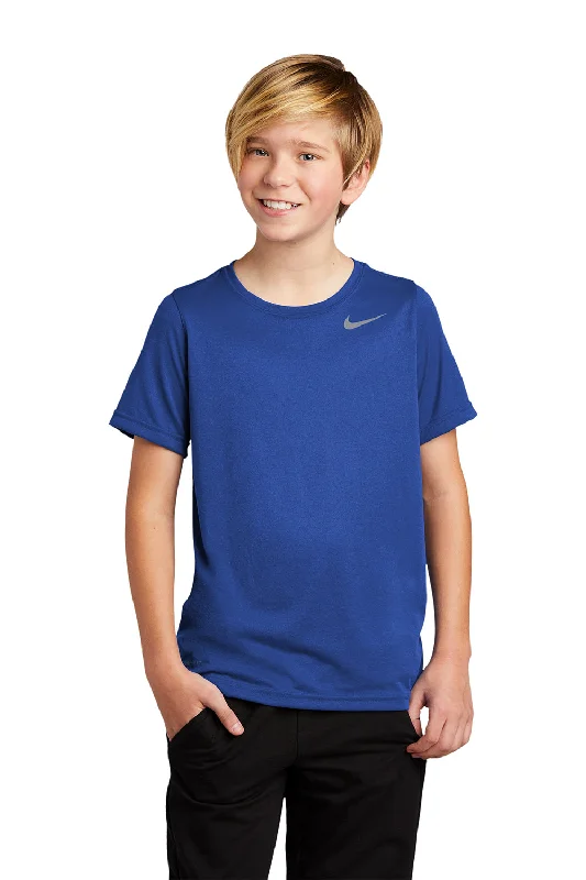 Nike Youth Team rLegend Dri-Fit Moisture Wicking Short Sleeve Crewneck T-Shirt - Game Royal Blue