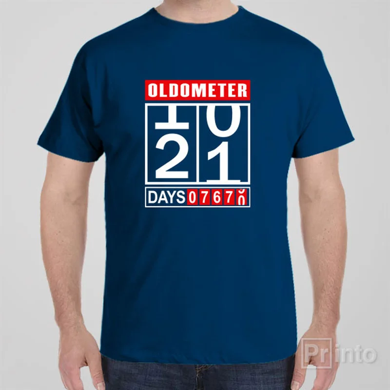 Oldometer 21st birthday - T-shirt