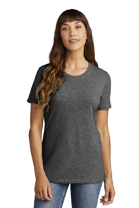 Port & Company Womens Core Short Sleeve Crewneck T-Shirt - Heather Dark Grey