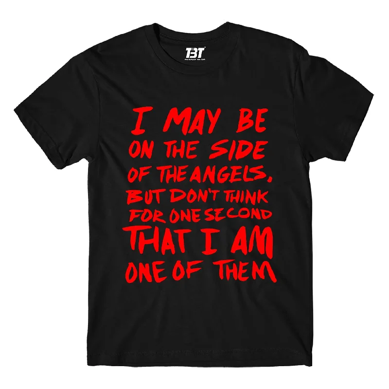 Sherlock T shirt - I May Be On The Side Of Angels