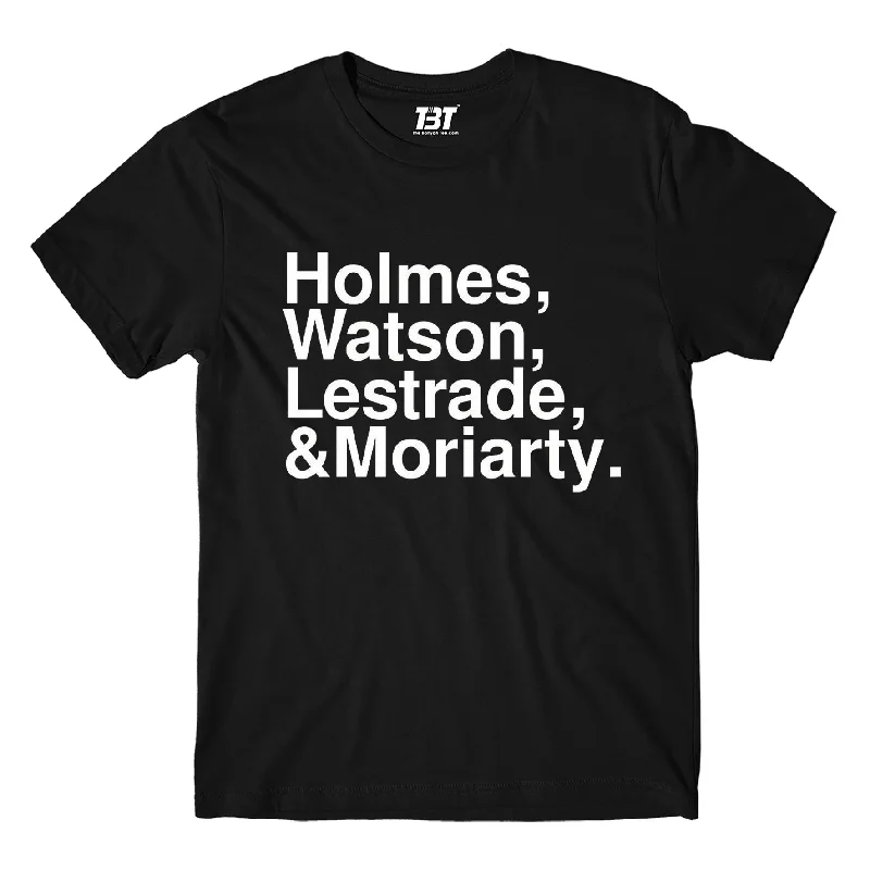 Sherlock T shirt - Holmes, Watson, Lestrade & Moriarty