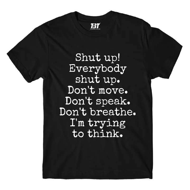 Sherlock T shirt - Shut Up