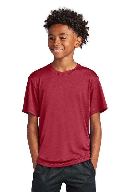 Sport-Tek Youth Competitor Moisture Wicking Short Sleeve Crewneck T-Shirt - Deep Red