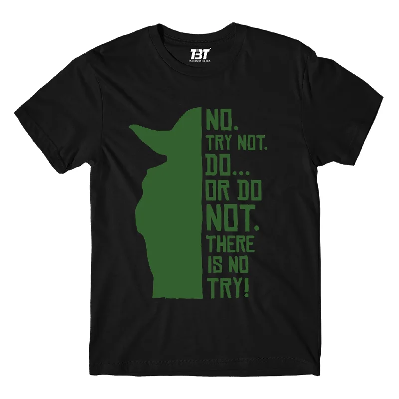 Star Wars T shirt - There Is No Try - Yoda