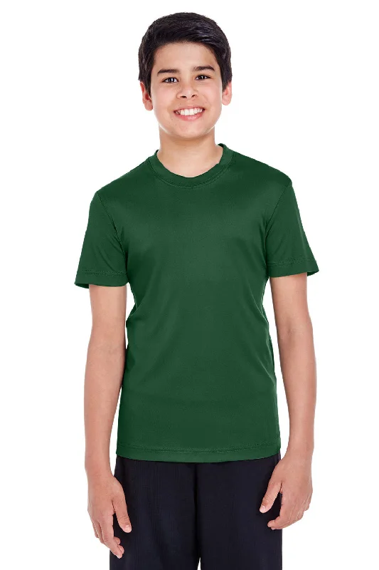 Team 365 Youth Zone Performance Moisture Wicking Short Sleeve Crewneck T-Shirt - Sport Dark Green