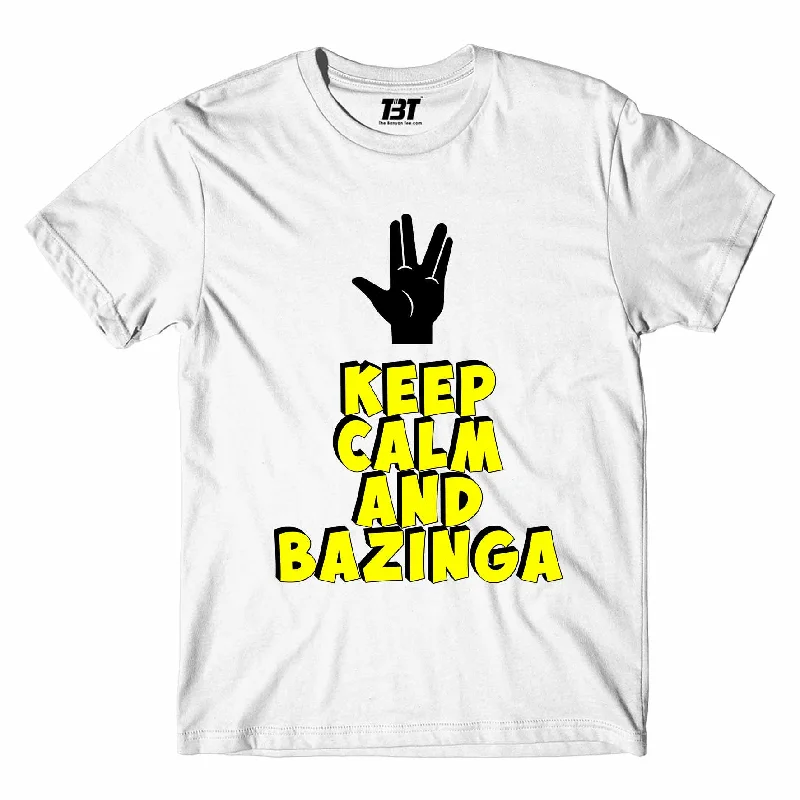 The Big Bang Theory T shirt - Keep Calm & Bazinga