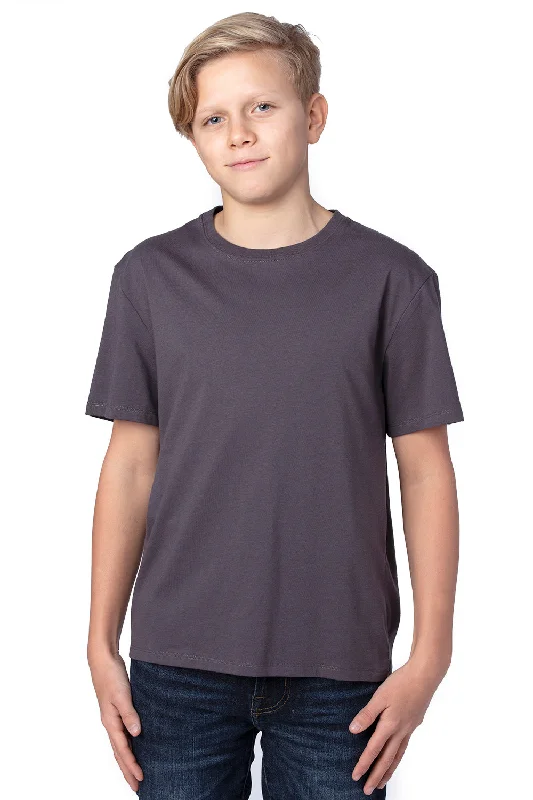 Threadfast Apparel Youth Ultimate Short Sleeve Crewneck T-Shirt - Graphite Grey