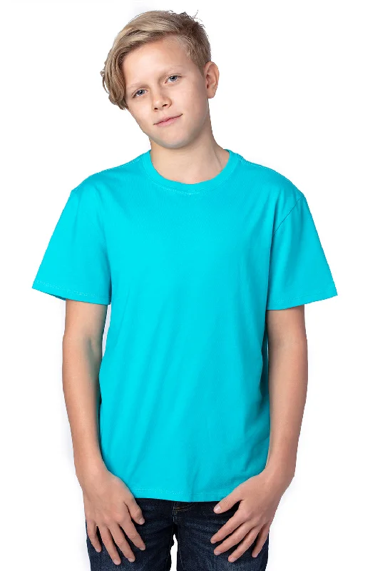 Threadfast Apparel Youth Ultimate Short Sleeve Crewneck T-Shirt - Pacific Blue