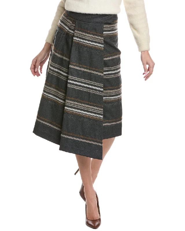 Brunello Cucinelli Wool Skirt