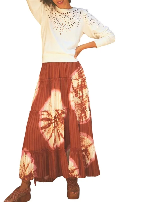 Lidia Skirt In Pomelo Multi