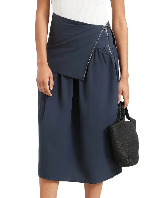 Modern Citizen Jelani Foldover Zip-Waist Skirt