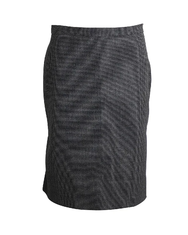 Moschino Cheap And Chic Skirt in Grey Wool