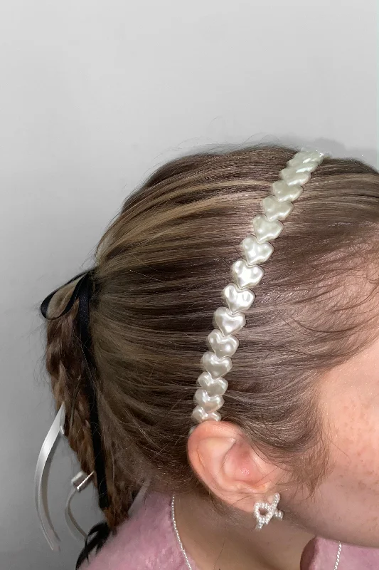 HEART PEARL HEADBAND