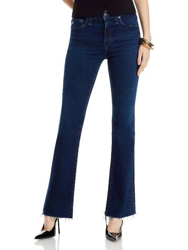 Farrah Womens Denim High Rise Fit Bootcut Jeans