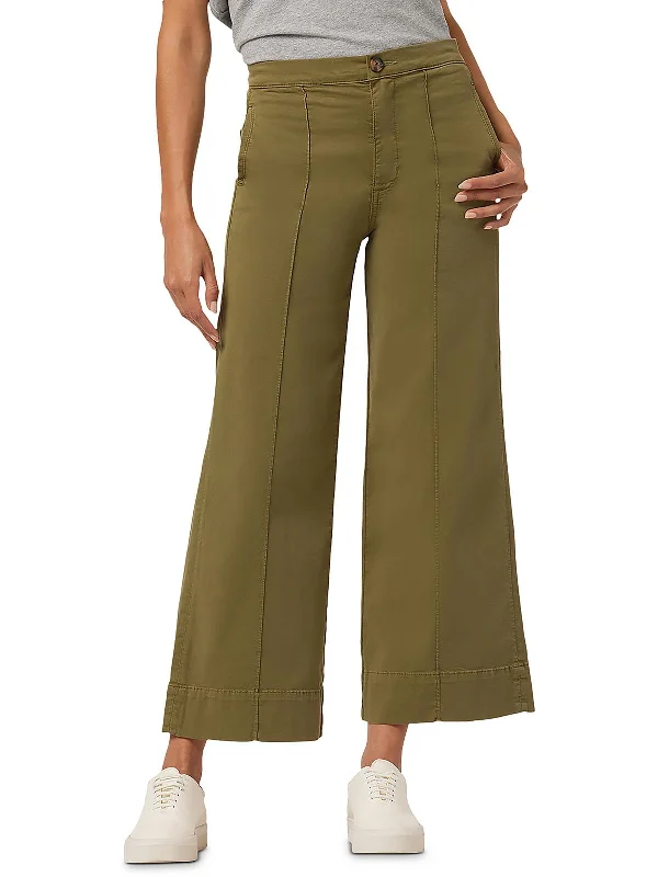 Madison Womens Mid Rise Daytime Wide Leg Pants